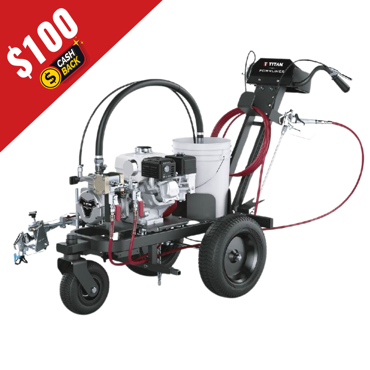 Powrliner PL3500S Line Striping Machine |Asphalt Kingdom