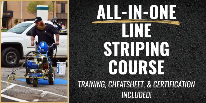 All-in-One Line Striping Course Banner – Training, Cheatsheet, and Certification